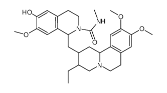 6'-hydroxy-10,11,7-trimethoxy-emetane-2'-carboxylic acid methylamide结构式