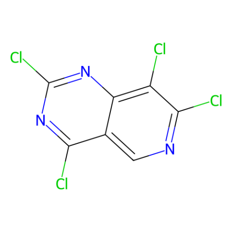 2,4,7,8-tetrachloropyrido[4,3-d]pyrimidine Structure