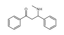 1,3-diphenyl-3-methylamino-1-propanone结构式