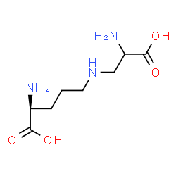 N5-(2-Amino-2-carboxyethyl)-L-ornithine结构式