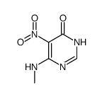 6-methylamino-5-nitro-3H-pyrimidin-4-one结构式