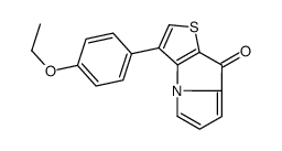 3-(4-ethoxyphenyl)thieno[2,3-b]pyrrolizin-8-one Structure
