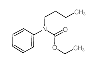 Carbamic acid,butylphenyl-, ethyl ester (9CI) structure