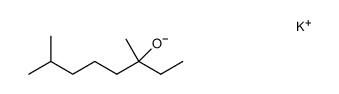 Potassium 3,7-dimethyl-3-octanoxide, in n-heptane structure