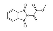Methyl 2-(1,3-dioxoisoindol-2-yl)prop-2-enoate结构式