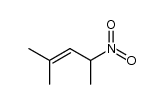 2-Methyl-4-nitro-2-penten Structure