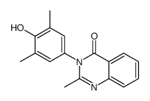 3-(4-Hydroxy-3,5-dimethylphenyl)-2-methylquinazolin-4(3H)-one结构式