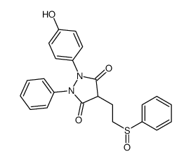 4-hydroxysulfinpyrazone结构式