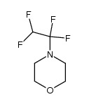 4-(1,1,2,2-tetrafluoro-ethyl)-morpholine结构式