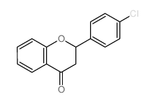 4H-1-Benzopyran-4-one,2-(4-chlorophenyl)-2,3-dihydro- picture