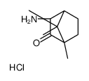 (1R-endo)-3-amino-1,7,7-trimethylbicyclo[2.2.1]heptan-2-one hydrochloride结构式