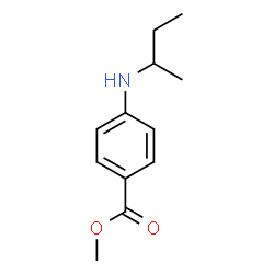 Benzoic acid, 4-[(1-methylpropyl)amino]-, methyl ester (9CI)结构式