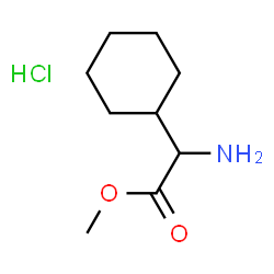 Methyl amino(cyclohexyl)acetate hydrochloride (1:1)结构式