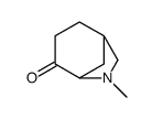 6-methyl-6-azabicyclo[3.2.1]octan-4-one结构式