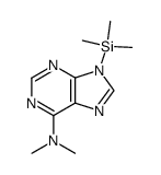 6-Dimethylamino-9-trimethylsilyl-9H-purine结构式