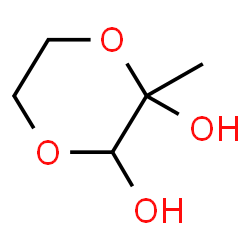 2-Methyl-1,4-dioxane-2,3-diol structure