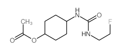 Urea,N-[4-(acetyloxy)cyclohexyl]-N'-(2-fluoroethyl)-结构式
