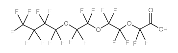 2,2-二氟-2-(1,1,2,2-四氟-2-(1,1,2,2-四氟-2-(全氟丁氧基)乙氧基)乙氧基)乙酸结构式