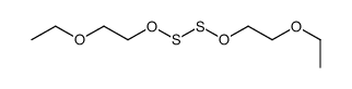 1-ethoxy-2-(2-ethoxyethoxydisulfanyl)oxyethane结构式