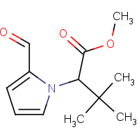 1H-Pyrrole-1-acetic acid, α-(1,1-dimethylethyl)-2-formyl-, methyl ester picture