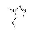 1-methyl-5-methylsulfanyltriazole结构式