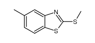 Benzothiazole, 5-methyl-2-(methylthio)- (7CI,8CI,9CI) structure