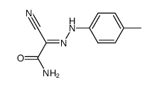 2-cyano-2-p-tolylhydrazonoglyoxalic acid amide结构式