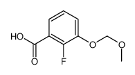 2-氟-3-(甲氧基甲氧基)苯甲酸结构式