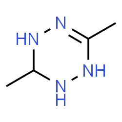 1,2,3,4-Tetrahydro-3,6-dimethyl-1,2,4,5-tetrazine结构式