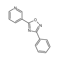 3-(3-phenyl-[1,2,4]oxadiazol-5-yl)-pyridine Structure