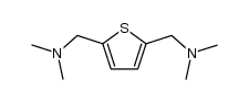 2,5-bis-dimethylaminomethyl-thiophene Structure