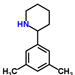 2-(3,5-Dimethylphenyl)piperidine structure