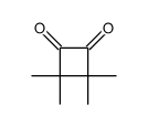 3,3,4,4-tetramethyl-1,2-cyclobutanedione Structure