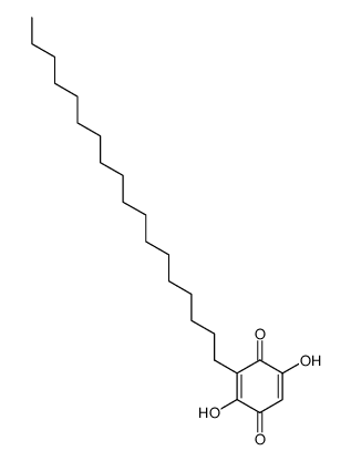 2,5-Dihydroxy-3-octadecyl-1,4-benzoquinone结构式