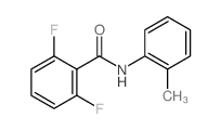 2,6-Difluoro-N-(2-methylphenyl)benzamide Structure