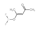 4-difluoroboranyloxypent-3-en-2-one结构式