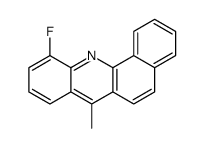 11-Fluoro-7-methylbenz[c]acridine structure