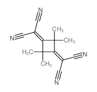 Propanedinitrile,2,2'-(2,2,4,4-tetramethyl-1,3-cyclobutanediylidene)bis- (9CI) structure