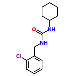 1-(2-Chlorobenzyl)-3-cyclohexylurea结构式