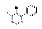 5-bromo-4-methoxy-6-phenylpyrimidine Structure