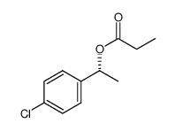 (R)-1-(4-chlorophenyl)ethyl propionate Structure