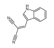 (1H-Indol-3-ylmethylene)malononitrile Structure