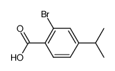 2-bromo-4-isopropylbenzoic acid结构式