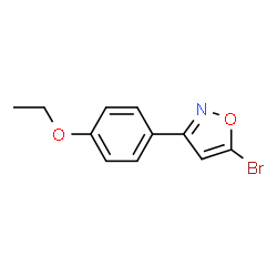5-BROMO-3-(4-ETHOXYPHENYL)ISOXAZOLE结构式
