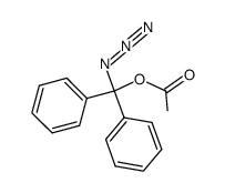 azidodiphenylmethyl acetate结构式