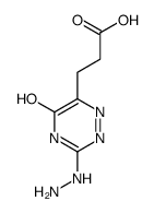 1,2,4-Triazine-6-propanoicacid,3-hydrazino-2,5-dihydro-5-oxo-(9CI)结构式