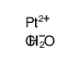 azane,platinum(2+),chloride,hydrate Structure