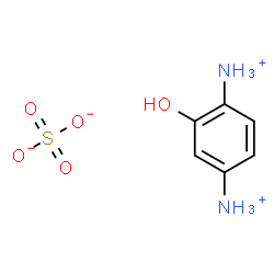 [4-ammonio-2-hydroxyphenyl]ammonium sulphate结构式