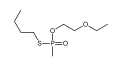 1-[2-ethoxyethoxy(methyl)phosphoryl]sulfanylbutane结构式