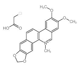 Nitidine chloroacetate结构式